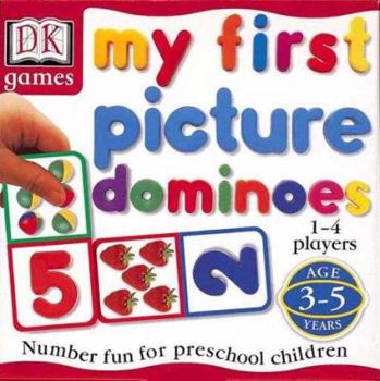 Paperback My First Picture Dominoes: Number Fun for Preschool Children (Dk Toys & Games) M Book