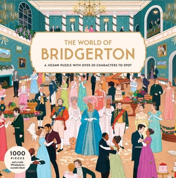 Misc. The World of Bridgerton 1000 Piece Puzzle: A 1000-Piece Jigsaw Puzzle with Over 30 Characters to Spot Book