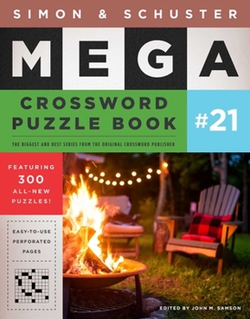 Paperback Simon & Schuster Mega Crossword Puzzle Book #21 Book