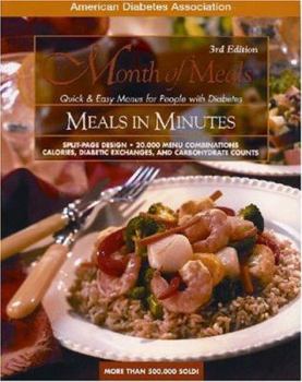 Spiral-bound Meals in Minutes: Quick & Easy Menus for People with Diabetes Book