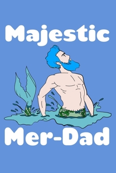 Paperback Majestic Mer Dad: Notebook Wide Rule Book