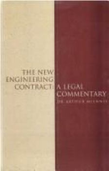 Hardcover The New Engineering Contract: A Legal Commentary Book