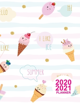 2020 2021 Planner: Large Daily, Weekly and Monthly Planner 2 Years | Agenda Schedule Organizer Logbook and Personal Journal Diary | 24 Months Calendar ... Appointment Book | Design Code A8 0044223