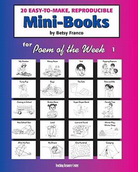 Mini-Books For Poem Of The Week 1: 20 Easy-To-Make Reproducible Mini-Books