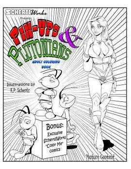 Paperback Pin-ups & Plutonians Adult Coloring Book: Adult Coloring Book