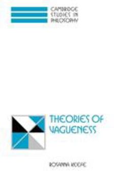 Paperback Theories of Vagueness Book