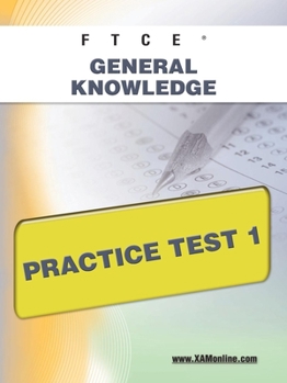 Paperback FTCE General Knowledge Practice Test 1 Book