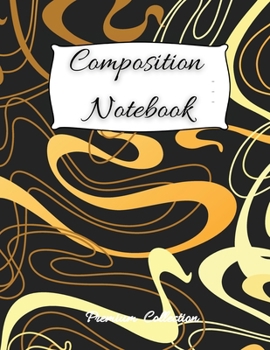 Composition Notebook: Simple linear notebook with college ruled 100 pages (8.5x11 format) / Composition Notebook for students / Wide Blank Lined Workbook / Linear Journal / Deluxe Collection