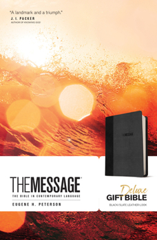 Imitation Leather The Message Deluxe Gift Bible: The Bible in Contemporary Language Book