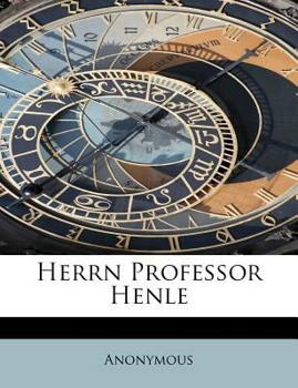 Paperback Herrn Professor Henle [German] Book