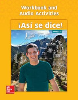 Paperback Asi Se Dice! Level 1b, Workbook and Audio Activities Book