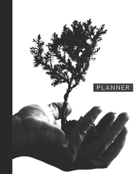 Planner: Bonsai Hand  2 Year Monthly Planner with Note Pages (24 Months) | Jan 2020 - Dec 2021 | Month Planning | Appointment Calendar Schedule | Plan Each Day, Set Goals & Get Stuff Done