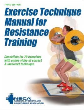 Paperback Exercise Technique Manual for Resistance Training Book