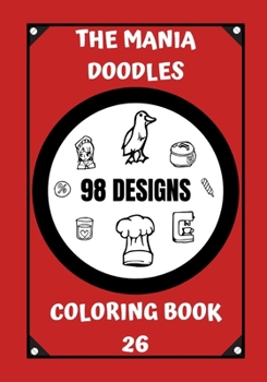 Paperback Coloring Book: The Mania Doodles Book