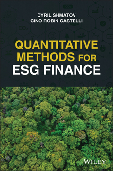 Hardcover Quantitative Methods for Esg Finance Book