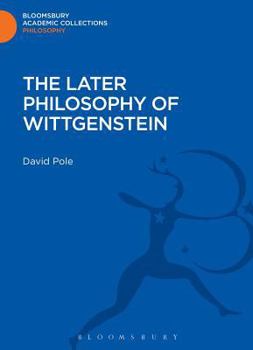 Hardcover The Later Philosophy of Wittgenstein Book