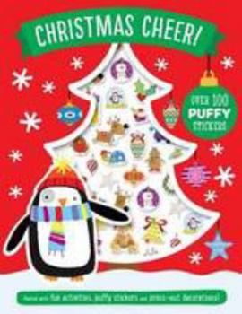 Paperback Christmas Cheer Puffy Sticker Book