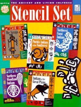 Paperback The Ancient and Living Cultures Stencil Set Book