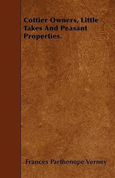 Paperback Cottier Owners, Little Takes And Peasant Properties. Book