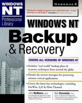 Paperback Windows NT Backup & Recovery: : Covers All Versions of Windows NT Book