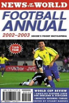 Paperback News of the World Football Annual 2002-2003: Soccer's Pocket Encyclopedia Book