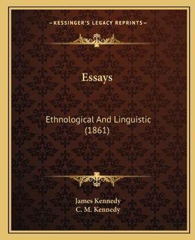 Paperback Essays: Ethnological And Linguistic (1861) Book