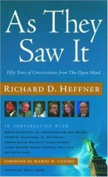 Paperback As They Saw It: Fifty Years of Conversations from the Open Mind Book