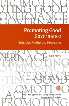 Paperback Promoting Good Governance: Principles, Practices and Perspectives Book