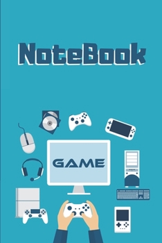 Paperback Notebook: Gamer Notebook - Size 6" x 9", 100 Pages - Trend and Original - Convenient to rate Ideas Book