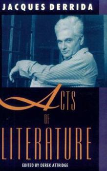 Paperback Acts of Literature Book
