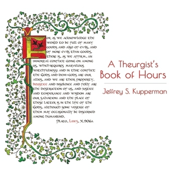 Paperback A Theurgist's Book of Hours Book