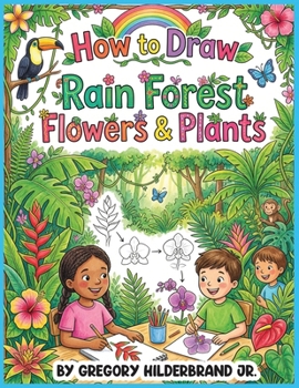 How to Draw Rain Forest Flowers & Plants