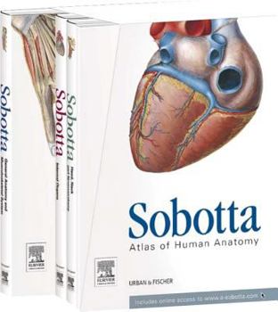 Hardcover Sobotta Atlas of Human Anatomy, Package, 15th Ed., English/Latin: Mmusculoskeletal System, Internal Organs, Head, Neck, Neuroanatomy - With Online Acc Book