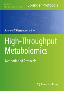 Paperback High-Throughput Metabolomics: Methods and Protocols Book