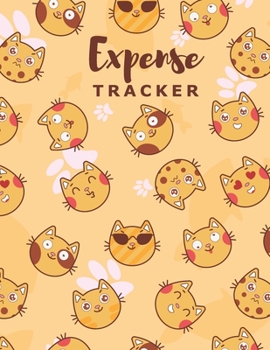 Paperback Expense Tracker: Personal Cash Management Daily Record Organizer Notebook with Cute Cat Themed Cover Book