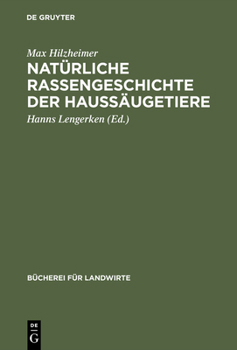 Hardcover Natürliche Rassengeschichte der Haussäugetiere [German] Book