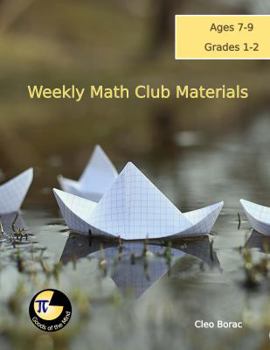 Paperback Weekly Math Club Materials for Grades 1-2 Book