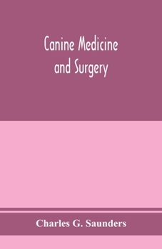 Paperback Canine medicine and surgery Book