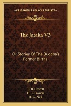 Paperback The Jataka V3: Or Stories Of The Buddha's Former Births Book