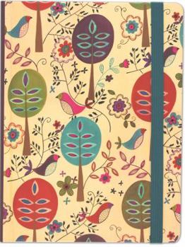 Folk Art Birds Journal (Diary, Notebook) (Mid-Size Journal)