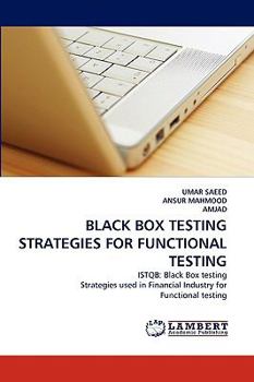 Paperback Black Box Testing Strategies for Functional Testing Book