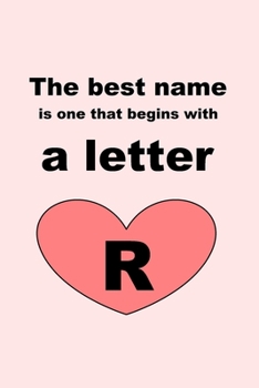 Paperback The best name is one that begins with a letter R Book