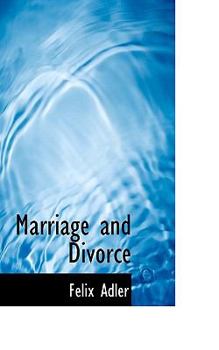 Paperback Marriage and Divorce Book