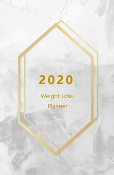 Paperback 2020 Weight Loss Planner: Meal and Exercise trackers, Step and Calorie counters. For Losing weight, Getting fit and Living healthy. 8.5" x 5.5" Book