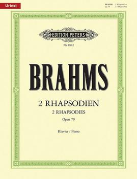 Paperback Two Rhapsodies Op. 79 for Piano Book
