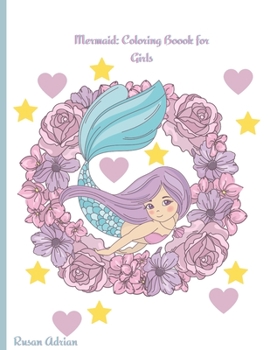 Paperback Mermaid: Coloring Book for Girls Book