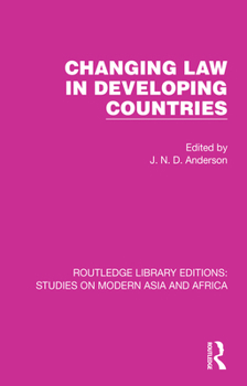 Paperback Changing Law in Developing Countries Book