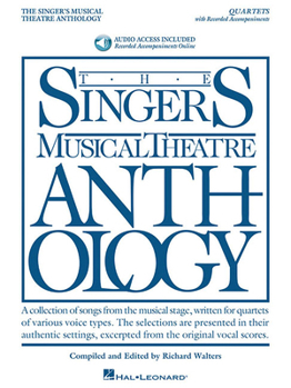 Paperback Singer's Musical Theatre Anthology - Quartets: Book/Online Audio [With CD (Audio)] Book