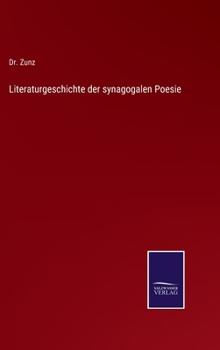 Hardcover Literaturgeschichte der synagogalen Poesie [German] Book