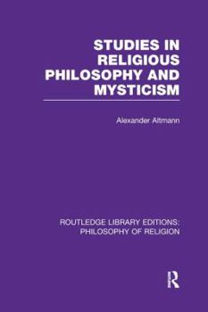 Paperback Studies in Religious Philosophy and Mysticism Book